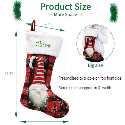 K903 | CHRISTMAS STOCKING - GNOMES ELF