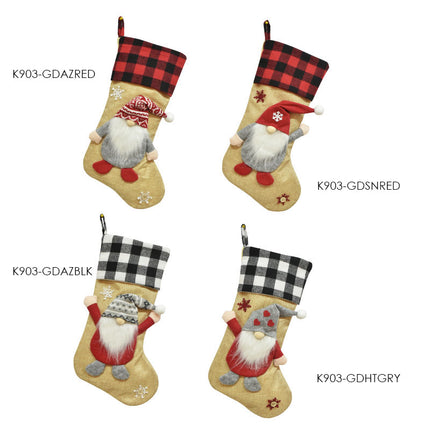 K903 | CHRISTMAS STOCKING - BURLAP