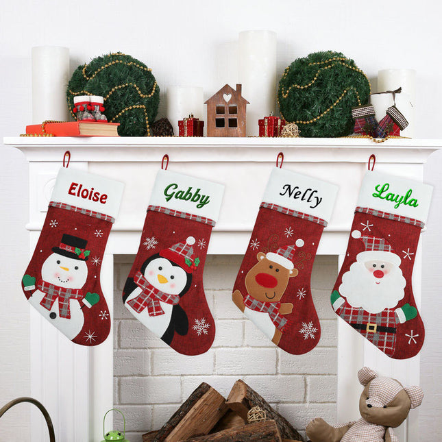 K903 | CHRISTMAS STOCKING - BURLAP