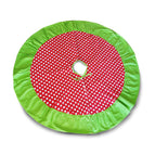 Red Dots / Solid Green