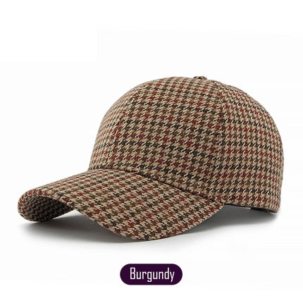 K912 | BASEBALL CAP - HOUNDSTOOTH