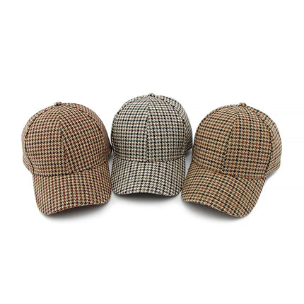 K912 | BASEBALL CAP - HOUNDSTOOTH