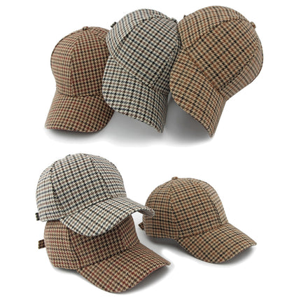 K912 | BASEBALL CAP - HOUNDSTOOTH