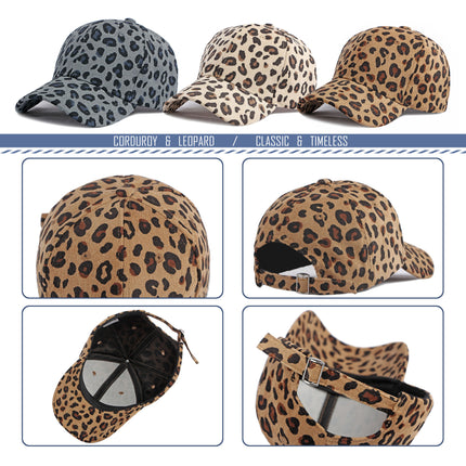 K918 | BASEBALL CAP - PRINTED CORDUROY