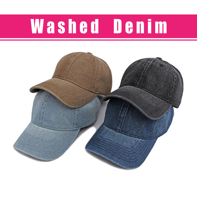 K923 | BASEBALL CAP - WASHED DENIM