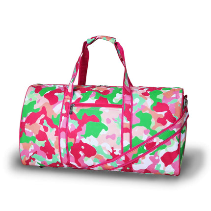 Wholesale Tootie Friuty patterned duffel bag at Red to Purple Wholesale