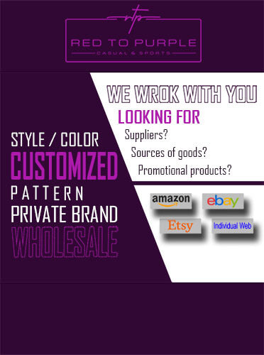 Looking for suppliers, sources of goods, Red to Purple wholesale work with you