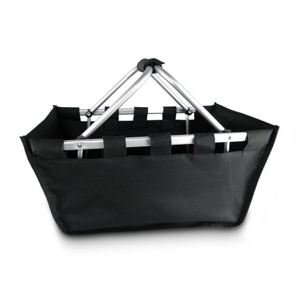 wholesale custom large black market tote bag with monogram design