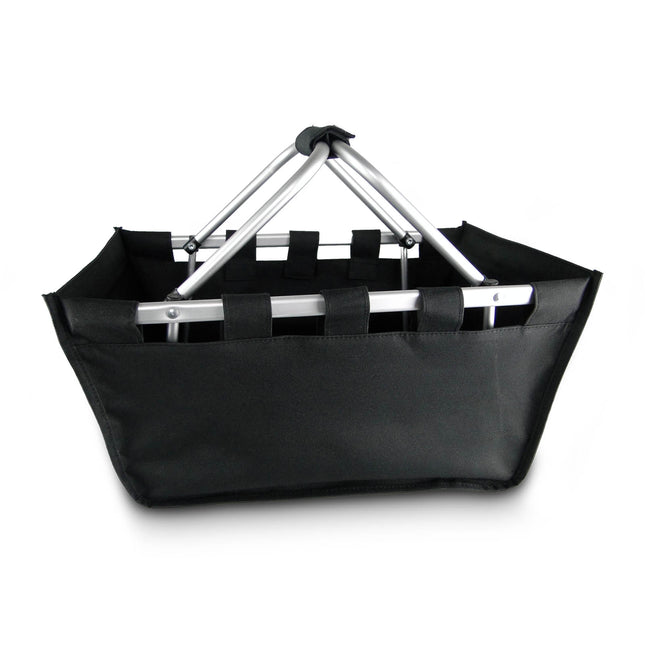 wholesale custom large black market tote bag with monogram design