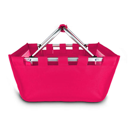 wholesale custom large hot pink market tote bag with monogram design