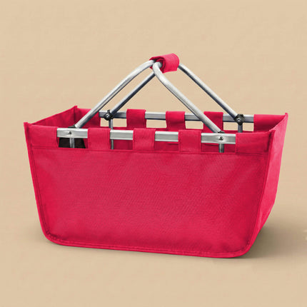 wholesale custom large hot pink market tote bag with monogram design