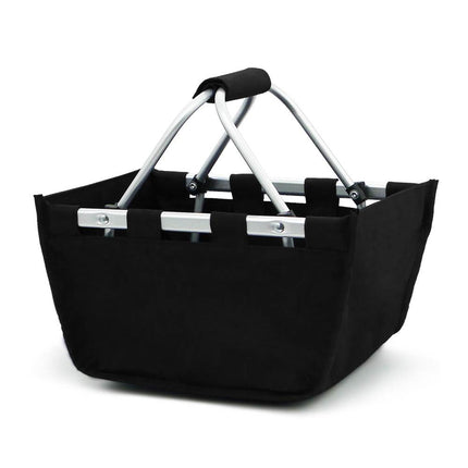 Wholesale custom black Mini Market Tote. Perfect for monogram
