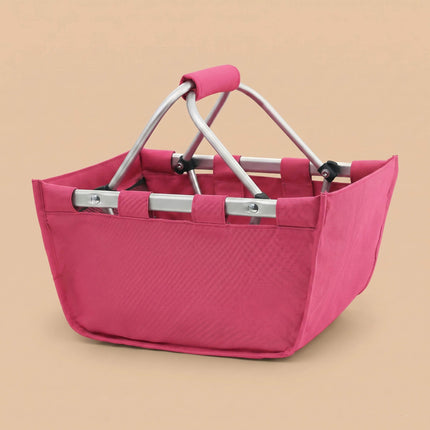 Wholesale custom hot pink Mini Market Tote. Perfect for monogram
