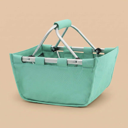 Wholesale custom mint Mini Market Tote. Perfect for monogram