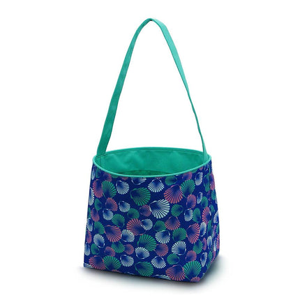 wholesale blue / mint shells polyester easter buckets for kids egg hunts