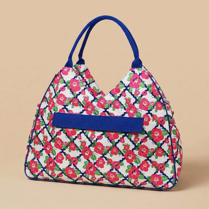 wholesale never-full beach bag with balsamine print design